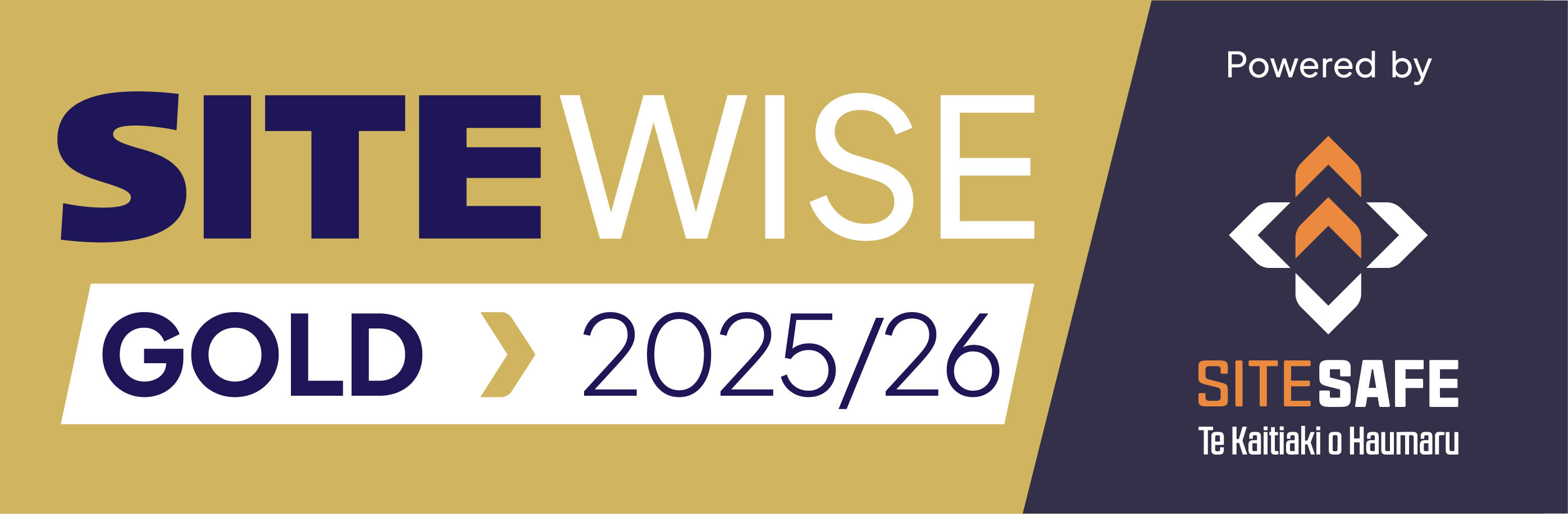 SiteWise Gold Certified 2025/26